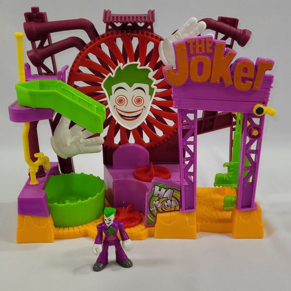 Imaginext DC Super Friends Batman Joker Laff Factory Playset by Fisher-Price - Picture 1 of 1